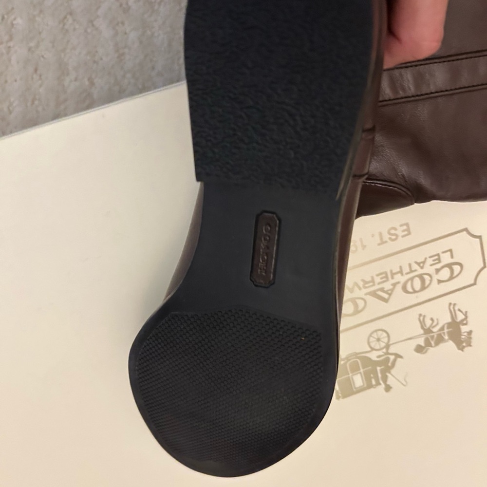 Coach Espresso Knee-High Boots - Picture 4 of 12
